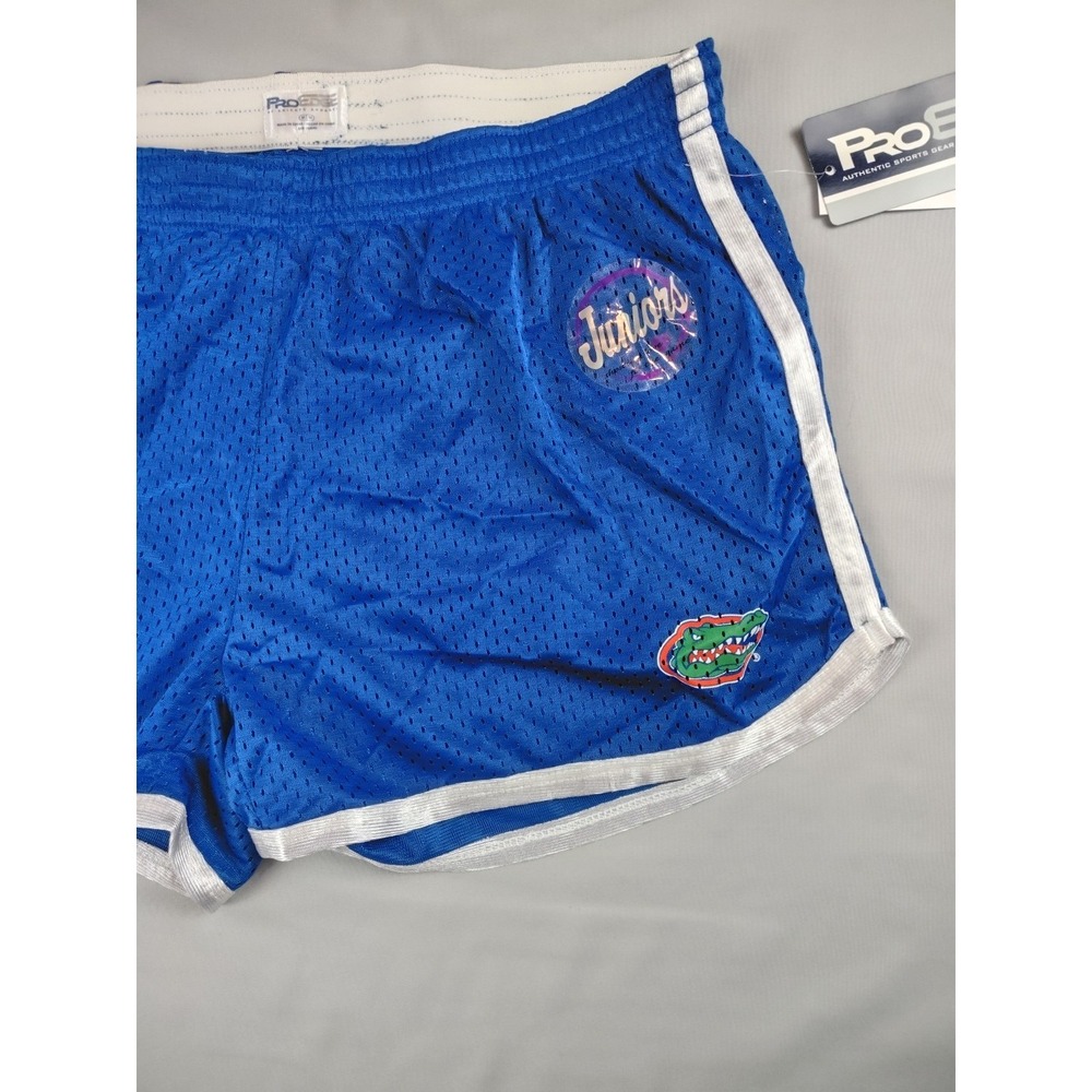 UF Florida Gators Running Athletic Shorts Juniors M 7/9 Blue NWT NOS - Picture 2 of 16